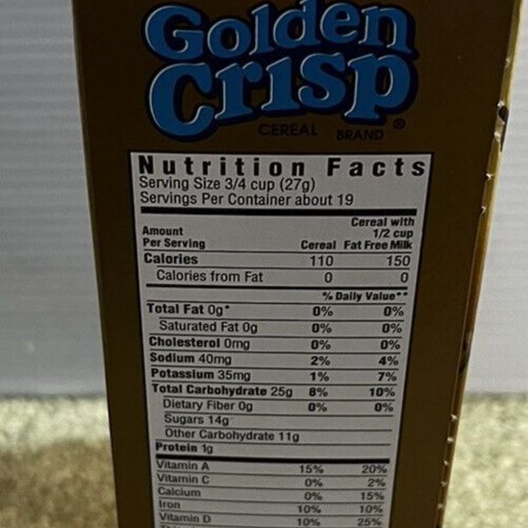 2002 “POST GOLDEN CRISP" CEREAL BOX W/ SUGAR BEAR Baseball Bobblehead PREMIUM AD - Picture 2 of 4